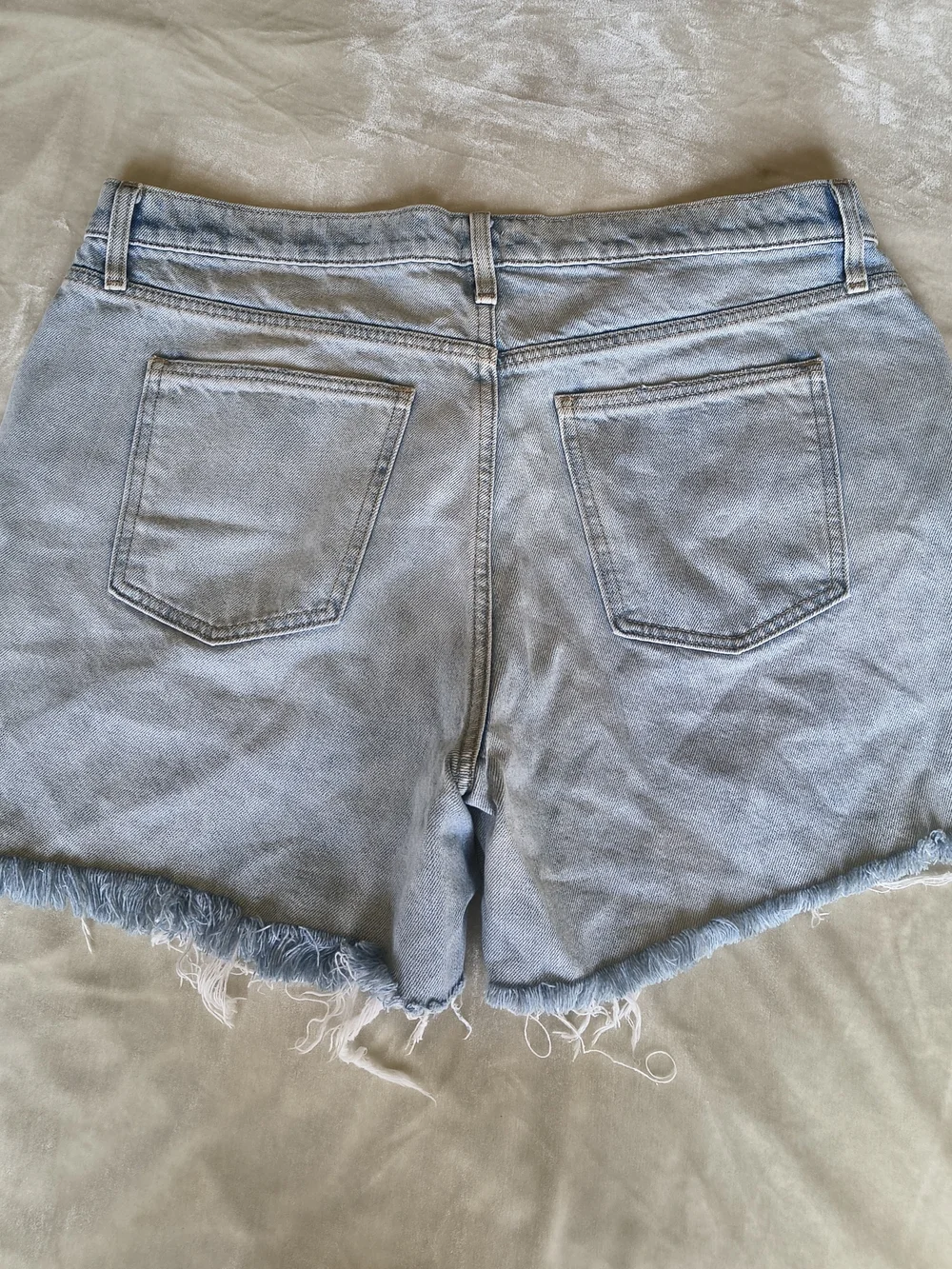 2 Pair Midrise Denim Shorts Jeans